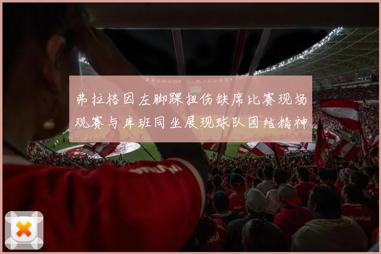 弗拉格因左脚踝扭伤缺席比赛现场观赛与库班同坐展现球队团结精神